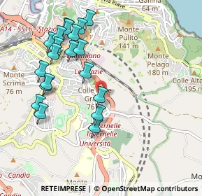 Mappa Via Colle Verde, 60124 Ancona AN, Italia (1.089)