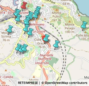 Mappa Via Colle Verde, 60124 Ancona AN, Italia (1.2185)