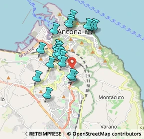 Mappa Via Colle Verde, 60124 Ancona AN, Italia (1.591)