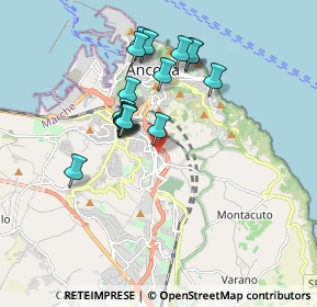 Mappa Via Colle Verde, 60124 Ancona AN, Italia (1.60176)