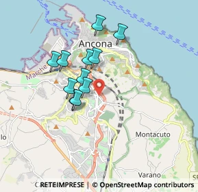 Mappa Via Colle Verde, 60124 Ancona AN, Italia (1.46364)
