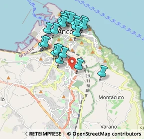 Mappa Via Colle Verde, 60124 Ancona AN, Italia (1.791)