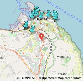 Mappa Via Colle Verde, 60124 Ancona AN, Italia (2.04333)