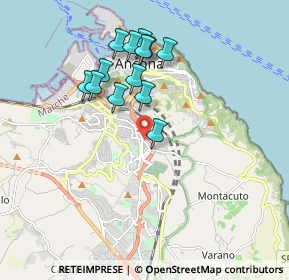 Mappa Via Colle Verde, 60124 Ancona AN, Italia (1.70308)