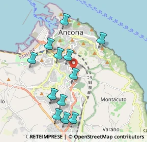 Mappa Via Colle Verde, 60124 Ancona AN, Italia (2.04538)