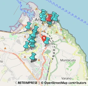 Mappa Via Colle Verde, 60124 Ancona AN, Italia (1.609)