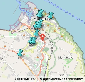 Mappa Via Colle Verde, 60124 Ancona AN, Italia (1.59214)