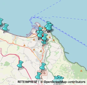 Mappa Via Colle Verde, 60124 Ancona AN, Italia (4.68765)