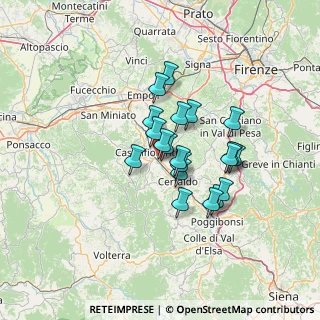 Mappa Via Niccolò Copernico, 50051 Castelfiorentino FI, Italia (10.18)
