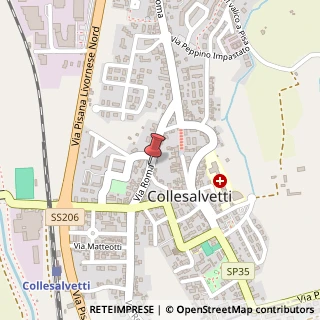 Mappa Via G. Guida, 2, 57014 Collesalvetti, Livorno (Toscana)