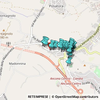Mappa Via della Madonnetta, 60131 Ancona AN, Italia (0.31852)