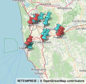 Mappa Via Paolo Borsellino, 57014 Collesalvetti LI, Italia (11.5095)
