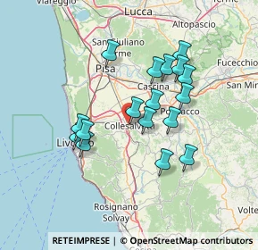 Mappa Via Paolo Borsellino, 57014 Collesalvetti LI, Italia (12.46235)