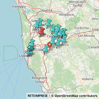 Mappa Via del Cerrone, 56043 Fauglia PI, Italia (11.6585)