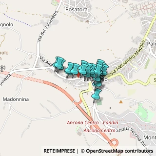 Mappa Strada della Madonnetta, 60131 Ancona AN, Italia (0.24074)