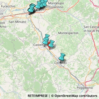 Mappa Via Isacco Newton, 50051 Castelfiorentino FI, Italia (11.7885)