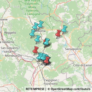 Mappa Via S.r., 52010 Subbiano AR, Italia (11.616)