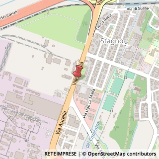Mappa Via aurelia - stagno 86/b, 57014 Collesalvetti, Livorno (Toscana)