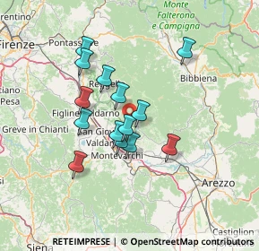 Mappa Frazione Montemarciano, 52028 Terranuova Bracciolini AR, Italia (11.37)