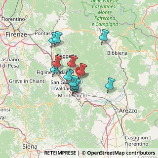 Mappa Frazione Montemarciano, 52028 Terranuova Bracciolini AR, Italia (10.515)