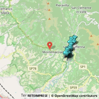 Mappa Frazione Montemarciano, 52028 Terranuova Bracciolini AR, Italia (1.7595)
