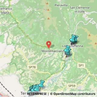 Mappa Frazione Montemarciano, 52028 Terranuova Bracciolini AR, Italia (3.617)