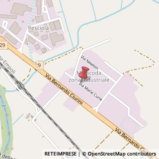 Mappa Via Marie Curie, 10, 50051 Castelfiorentino, Firenze (Toscana)