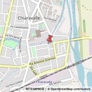 Mappa Via G. Leopardi, 80, 60033 Chiaravalle, Ancona (Marche)
