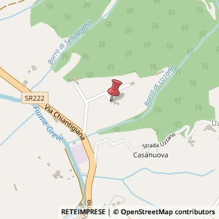 Mappa Strada Uzzano, 16, 50022 Greve in Chianti, Firenze (Toscana)