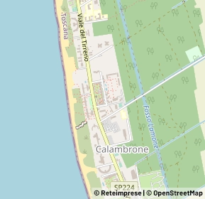 Mappa Calambrone PI, Italia (0.27222)