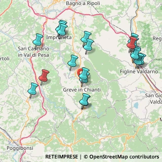 Mappa Ss 222 Chiantigiana km 22, 50022 Greve in Chianti FI, Italia (9.114)