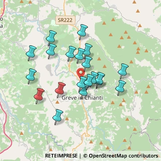 Mappa Ss 222 Chiantigiana km 22, 50022 Greve in Chianti FI, Italia (3.322)