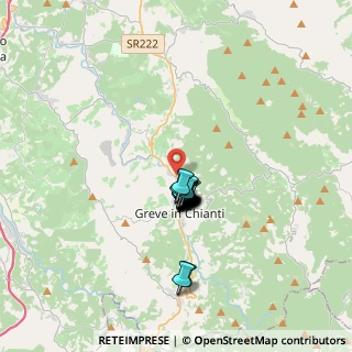 Mappa Ss 222 Chiantigiana km 22, 50022 Greve in Chianti FI, Italia (2.166)