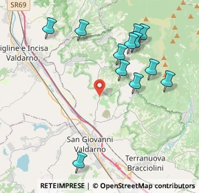 Mappa Via di Botriolo, 52028 Terranuova Bracciolini AR, Italia (4.38417)