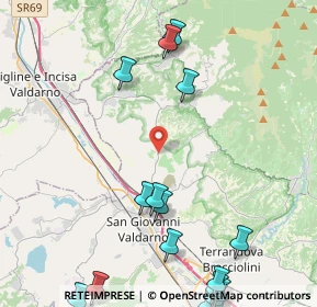Mappa Via di Botriolo, 52028 Terranuova Bracciolini AR, Italia (6.31706)