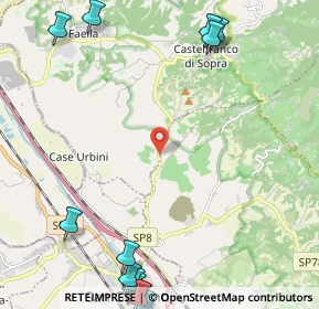 Mappa Via di Botriolo, 52028 Terranuova Bracciolini AR, Italia (3.55571)