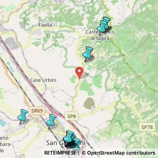 Mappa Via di Botriolo, 52028 Terranuova Bracciolini AR, Italia (3.438)