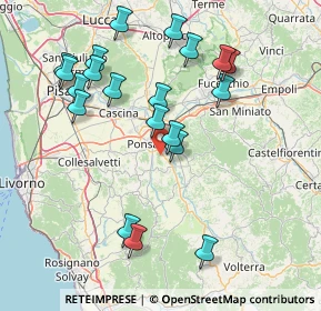 Mappa Via Camugliano, 56038 Ponsacco PI, Italia (16.8555)