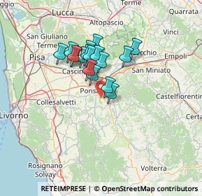 Mappa Via Camugliano, 56038 Ponsacco PI, Italia (10.52235)