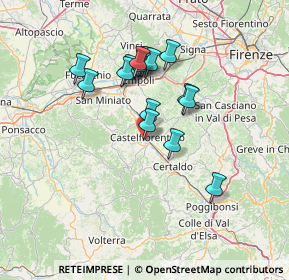 Mappa Via Palmiro Togliatti, 50051 Castelfiorentino FI, Italia (12.12563)