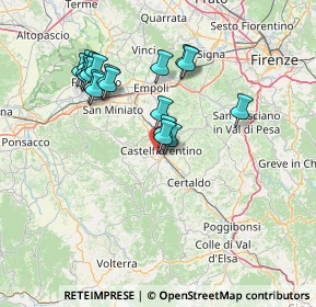 Mappa Via Palmiro Togliatti, 50051 Castelfiorentino FI, Italia (14.36579)