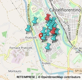 Mappa Via Palmiro Togliatti, 50051 Castelfiorentino FI, Italia (0.286)