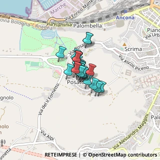 Mappa Via Monte Vettore, 60131 Ancona AN, Italia (0.15769)