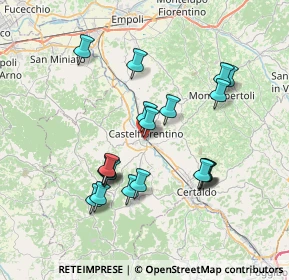 Mappa Via Fanciullacci, 50051 Castelfiorentino FI, Italia (7.21)