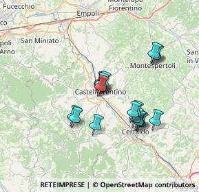 Mappa Via Fanciullacci, 50051 Castelfiorentino FI, Italia (6.31941)