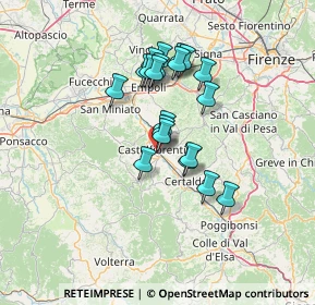 Mappa Via Fanciullacci, 50051 Castelfiorentino FI, Italia (11.2295)