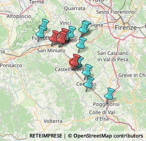 Mappa Via Fanciullacci, 50051 Castelfiorentino FI, Italia (11.58632)