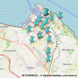 Mappa Via dell'Artigianato, 60030 Ancona AN, Italia (1.7975)