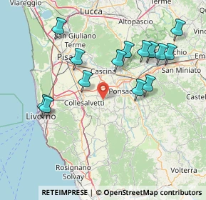 Mappa 56040 Crespina Lorenzana PI, Italia (16.58071)