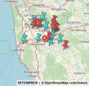 Mappa 56040 Crespina Lorenzana PI, Italia (10.739)